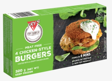 Frys Chicken Style Burger, HD Png Download, Transparent PNG