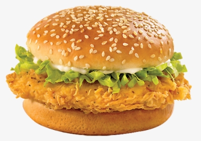 Chicken Burger Png, Transparent Png, Transparent PNG
