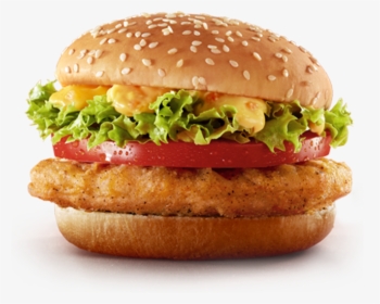 Chicken Spot Chicken Burger, HD Png Download, Transparent PNG
