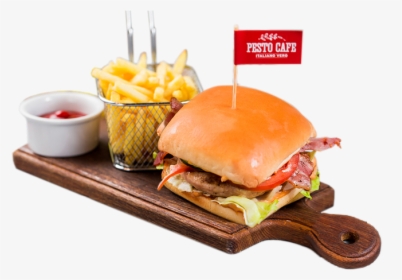 Chicken Burger - Фирменный Буршер Песто Кафе, HD Png Download, Transparent PNG
