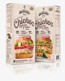Vegetable - Kale Quinoa Chicken Burger, HD Png Download, Transparent PNG