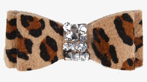 Crystal Rocks Cheetah Couture Hair Bow - Buckle, HD Png Download, Transparent PNG