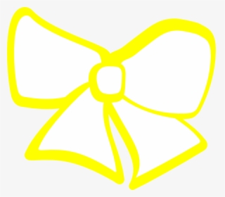 Yellow Clipart Hair Bow, HD Png Download, Transparent PNG