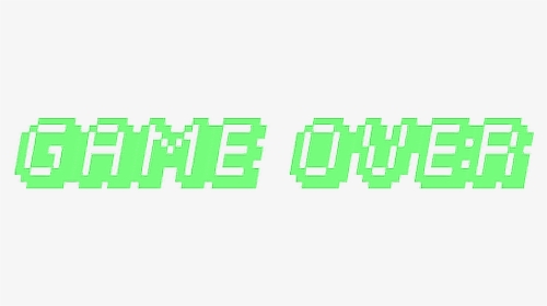 Game Over - Aesthetic Pics Green Game Over, HD Png Download, Transparent PNG