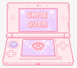 #pink #cute #cutepink #game #over #gameover #games - Pink Kawaii, HD Png Download, Transparent PNG