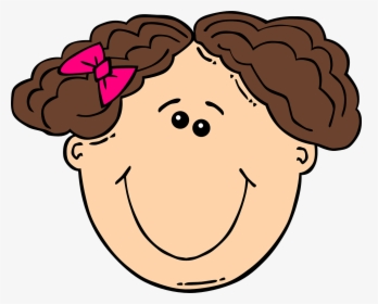 Curly Haired Girl Clipart, HD Png Download, Transparent PNG