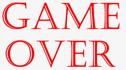 Game Over Png - Overland Journal, Transparent Png, Transparent PNG