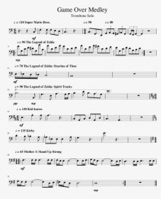 Super Mario Bros Game Over Sheet Music, HD Png Download, Transparent PNG