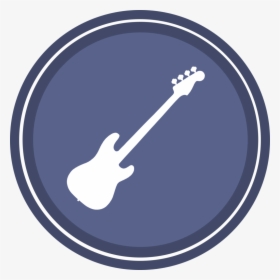 Transparent Bass Guitar Clipart - Bass Guitar Png White, Png Download, Transparent PNG