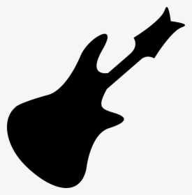 Bass Guitar Silhouette - Rock Musica Png, Transparent Png, Transparent PNG