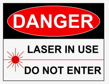 Laser In Use Clip Arts - Danger, HD Png Download, Transparent PNG