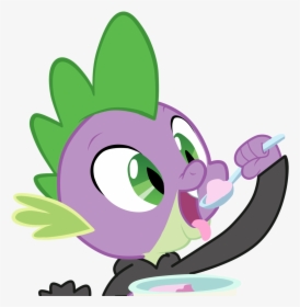 Spike Eating Ice-cream By Kristysk - Cartoon, HD Png Download, Transparent PNG