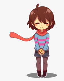 Frisk With A Scarf, HD Png Download, Transparent PNG