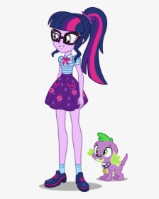 Twilight Sparkle Images Twilight Sparkle And Spike - My Little Pony Equestria Girl Twilight Sparkle, HD Png Download, Transparent PNG