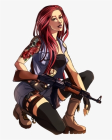 Guitar,fictional Character,plucked String Instruments,costume - Laced Up Lauren, HD Png Download, Transparent PNG
