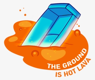The Ground Is Hot Lava - Graphic Design, HD Png Download, Transparent PNG