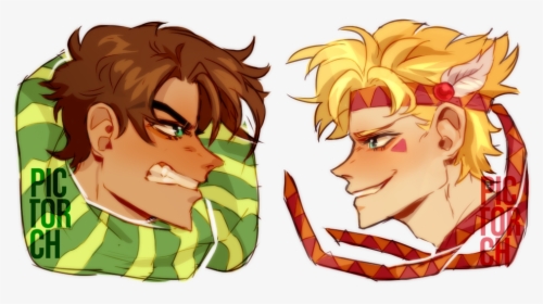 [fanart] Matching Icons For A Friend And - Jojo's Bizarre Adventure Fanart, HD Png Download, Transparent PNG