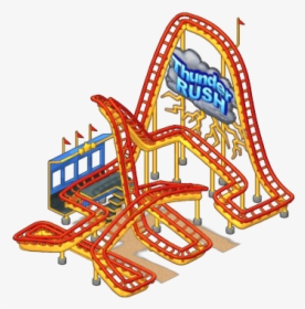 Rollercoaster - Pixel Roller Coaster Transparent, HD Png Download, Transparent PNG
