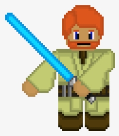 Obi Wan Kenobi Pixel Art, HD Png Download, Transparent PNG