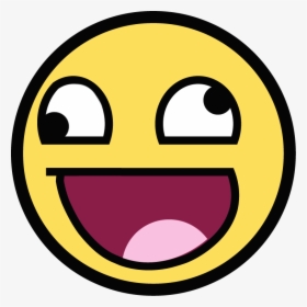 League Of Legends Minecraft Emoticon Yellow Facial - Awesome Face, HD Png Download, Transparent PNG