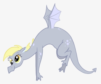 Derpy Hooves Rainbow Dash Pony Spike Mammal Fauna Small - My Little Pony Derpy Dragon, HD Png Download, Transparent PNG