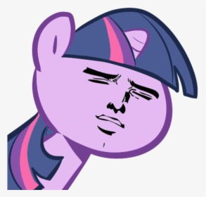 Twilight Sparkle Rainbow Dash Pony Face Pink Purple - My Little Pony Meme Png, Transparent Png, Transparent PNG