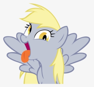 Derpy Hooves Making A Silly Face By Internetianer On - My Little Pony Hi, HD Png Download, Transparent PNG