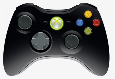Xbox 360 Controller Black Xbox One Controller Gamecube - Xbox 360 Start Button, HD Png Download, Transparent PNG