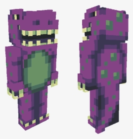Evil Barney Minecraft, HD Png Download, Transparent PNG