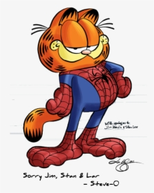 More - Garfield - Andrew Garfield The Cat, HD Png Download, Transparent PNG