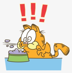 Garfield Line Stickers Bare Tree Media Png Garfield - Line Stickers Garfield, Transparent Png, Transparent PNG