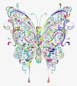 Monarch Butterfly Brush-footed Butterflies Abstract - Art Abstract Design Butterfly, HD Png Download, Transparent PNG