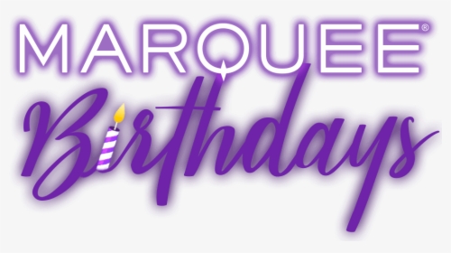 Marquee Birthday Packages Logo - Lilac, HD Png Download, Transparent PNG