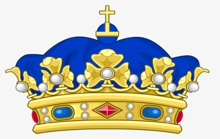 Blue Crown Png - Blue And Yellow Crown, Transparent Png, Transparent PNG