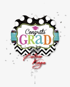 Congrats Grad Chevron Marquee - Graduation Party Clip Art, HD Png Download, Transparent PNG
