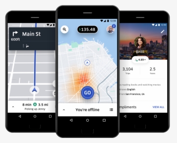 Uber Eats Driver App, HD Png Download, Transparent PNG