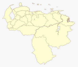 Mapa Venezuela Vector - Mapa De Venezuela, HD Png Download, Transparent PNG