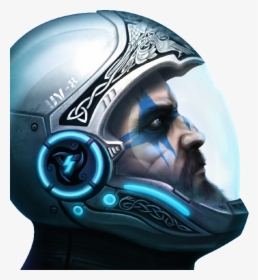 Space Viking - Motorcycle Helmet, HD Png Download, Transparent PNG