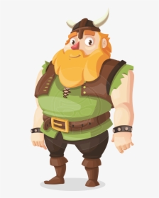 Funny Viking Cartoon Vector Character Aka Earl Sigrunn - Viking Hello, HD Png Download, Transparent PNG