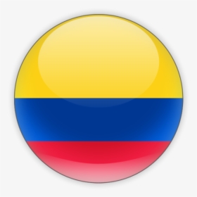 Colombia Bandeira No Círculo, HD Png Download, Transparent PNG