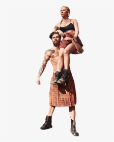 Male And Female Warriors Highland Clash Clip Arts - Kilt, HD Png Download, Transparent PNG