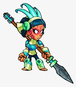 Queen Nai - Brawlhalla Legend Queen Nai, HD Png Download, Transparent PNG
