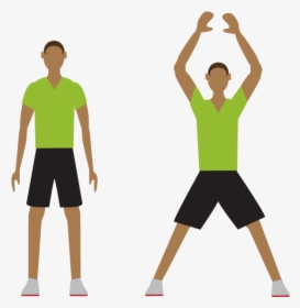 Exercise Transparent Images Png - Exercise Jumping Jacks Clipart, Png Download, Transparent PNG