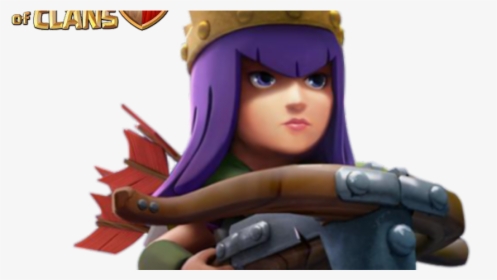 Clash Of Clans Archer Queen Png , Png Download - Archer Queen Clash Royale, Transparent Png, Transparent PNG