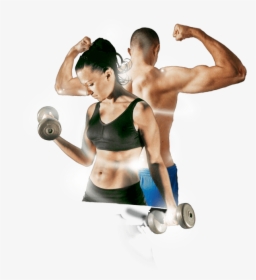 Transparent Fitness Couple Png - Gym Workout Image Png, Png Download, Transparent PNG