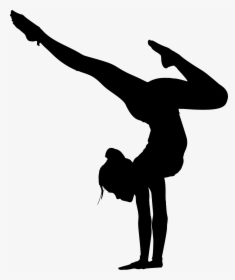 Silhouette Yoga Female Woman, HD Png Download, Transparent PNG