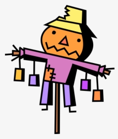 Vector Illustration Of Scarecrow Decoy To Frighten, HD Png Download, Transparent PNG