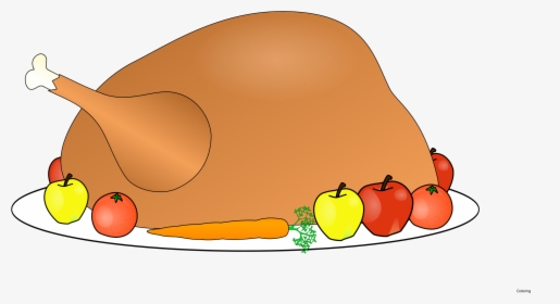 Free Thanksgiving Turkey Clipart - Border Thanksgiving Turkey Clipart, HD Png Download, Transparent PNG