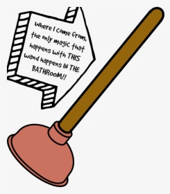 Plunger - Toilet Plunger Drawing, HD Png Download, Transparent PNG