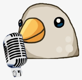 #paloma #sticker #atr #micrófono - Bird Emoji Whatsapp Png, Transparent Png, Transparent PNG